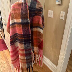 Lulla Madras Plaid Blanket Scarf